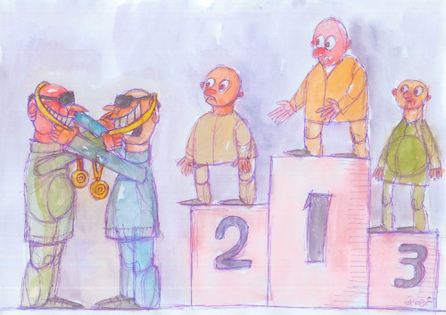 Cartoon: the jury members (medium) by omar seddek mostafa tagged the,jury,members