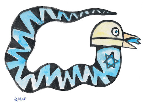 Cartoon: The mask (medium) by omar seddek mostafa tagged the,mask