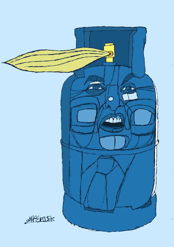 Cartoon: Trump (medium) by omar seddek mostafa tagged trump