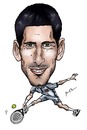 Cartoon: Novak Djokovic (small) by Perics tagged novak djokovic tennis caricature atp tour