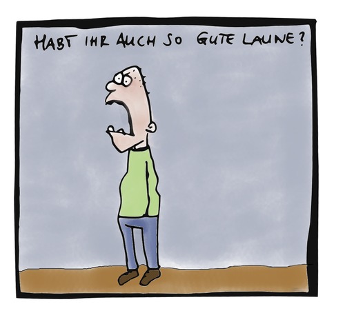 Cartoon: Gute Laune (medium) by timfuzius tagged laune,gute,depression