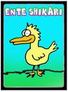 Cartoon: ENTE SHIKARI (small) by timfuzius tagged duck,ente,hardcore,trance