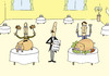 Cartoon: restaurant (small) by joruju piroshiki tagged restaurant eat money pig animal