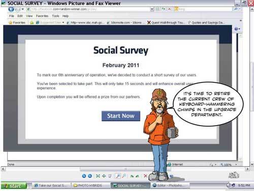 Cartoon: Facebook Social Survey (medium) by Mike Spicer tagged zuckerbook,facebook,social,network,cartoon,humor,satire