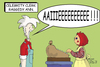 Cartoon: Celebrity Clerk Raggedy Anne (small) by Mike Spicer tagged mike,spicer,cartoon,comic,raggedy,anne,humour,parody,satire,clerk,celebrity