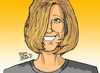 Cartoon: Facebook avatar- Tracey (small) by Mike Spicer tagged mike,spicer,facebook,avatar,colour,cartoon,caricature