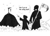 Cartoon: Hanging Around (small) by Kerina Strevens tagged death grim reaper swing hang hill