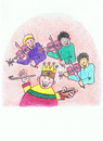 Cartoon: Old King Cole (small) by Kerina Strevens tagged king,fun,humour,children,nursery,rhyme