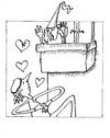 Cartoon: Romeo and Juliet (small) by Kerina Strevens tagged romeo,juliet,love,romance,hearts,fun,humour