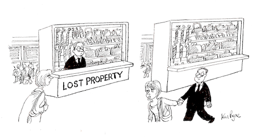 Cartoon: Lost Property (medium) by Ken tagged lost,souls,lost,souls