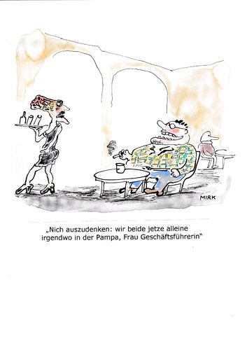 Cartoon: Nicht auszudenken (medium) by MIRK tagged satire