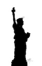 Cartoon: Donald Trump Statue of Liberty (small) by Clemens_Ratte-Polle tagged trump,donald,liberty,statue,politics,politik,usa,america,great,shout,fakenews,democracy,trumpocracy