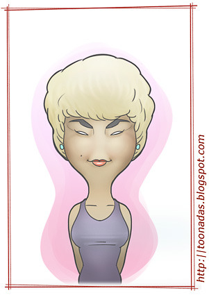 Cartoon: Etta James (medium) by Freelah tagged etta,james