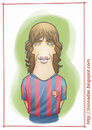 Cartoon: Carles Puyol (small) by Freelah tagged carles puyol