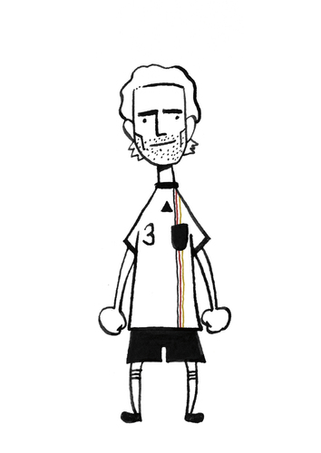 Cartoon: 3 Friedrich (medium) by fubu tagged arne,freidrich,germany,deutschland,wm,worldcup,world,cup,2010,weltmeisterschaft,fussball,soccer,karikatur,karikaturen,sport,deutschland,fussball,fußball,arne friedrich,arne,friedrich