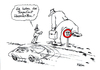 Cartoon: Tempolimit (small) by Klaus Pitter tagged auto,geschwindigkeit,polizist,strafzettel,tempolimit