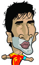 Cartoon: Raul (small) by Ca11an tagged raul,caricature,world,cup,legends