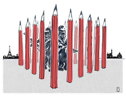 Cartoon: Charlie Hebdo (medium) by Jan Rieckhoff tagged charlie,hebdo,cartoon,jan,rieckhoff,attentat,redaktion,paris,satire,magazin,islamistenislam,charlie,hebdo,cartoon,jan,rieckhoff,attentat,redaktion,paris,satire,magazin,islamistenislam