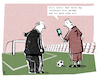 Cartoon: Fußball App (small) by Jan Rieckhoff tagged fußball,spieler,training,app,daten,big,data,computer,tablet,smartphone,iphone,sport,cartoon,karikatur,witz,jan,rieckhoff