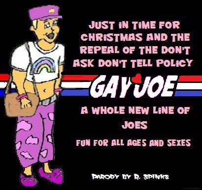 Cartoon: The New G.I. JOE (medium) by Mewanta tagged politics,gi,joe,gay
