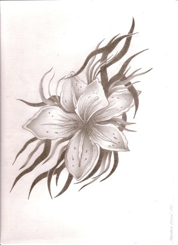 Cartoon: Flower (medium) by Mirka tagged flowers
