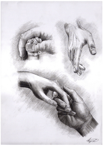 Cartoon: hände (medium) by hype tagged hands,hände,bleistift,hype,pencil,drawing