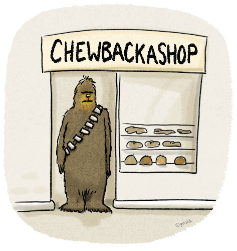 Cartoon: ... (medium) by markus-grolik tagged chewbacca,star,wars,peter,mayhew,george,lucas,hollywood,chewbacca,star,wars,peter,mayhew,george,lucas,hollywood
