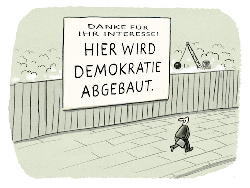 Cartoon: ... (medium) by markus-grolik tagged demokratie,überwachung,grundgesetz,deutschland,parteien,fake,news,populismus,freiheit,demokratie,überwachung,grundgesetz,deutschland,parteien,fake,news,populismus,freiheit