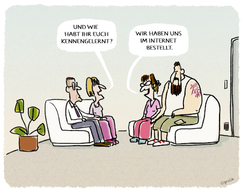 Cartoon: ... (medium) by markus-grolik tagged parship,mann,frau,dating,date,matchinginternet,bestellungen,online,onlinehandel,handel,liebe,plattformen,beziehungen,kennenlernen,parship,mann,frau,dating,date,matchinginternet,bestellungen,online,onlinehandel,handel,liebe,plattformen,beziehungen,kennenlernen