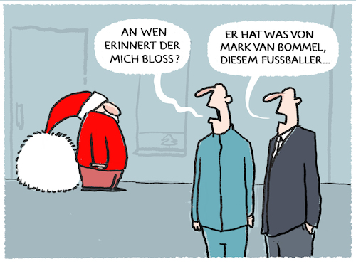 Cartoon: Alte weiße Männer.... (medium) by markus-grolik tagged nikolaus,weihnachtsmann,van,bommel,weihnachten,mark,fussball,dezember,nikolaus,weihnachtsmann,van,bommel,weihnachten,mark,fussball,dezember