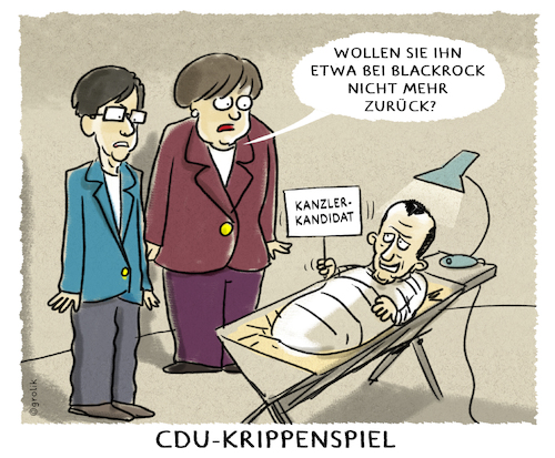 Cartoon: Andenpaktbaby (medium) by markus-grolik tagged cdu,kanzlerkandidat,friedrich,merz,andenpakt,union,akk,schäuble,blackrock,merkel,groko,krippenspiel,cdu,kanzlerkandidat,friedrich,merz,andenpakt,union,akk,schäuble,blackrock,merkel,groko,krippenspiel