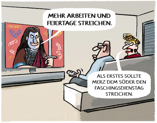 Cartoon: Braveheart Söder... (medium) by markus-grolik tagged fasching,csu,braveheart,soeder,cdu,merz,wirtschaft,deutschland,arbeit,lifestyle,teilzeit,wirtschaftsrat,regierung,kostüm,mehrarbeit,feiertage,fasching,csu,braveheart,soeder,cdu,merz,wirtschaft,deutschland,arbeit,lifestyle,teilzeit,wirtschaftsrat,regierung,kostüm,mehrarbeit,feiertage