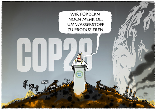 Cartoon: COP-28 (medium) by markus-grolik tagged dubai,weltklimakonferenz,cop,2028,deutschland,erderwaermung,klimawandel,co2,oel,gas,energie,klimakleber,anreise,fluege,flugzeug,delegation,last,generation,dubai,weltklimakonferenz,cop,2028,deutschland,erderwaermung,klimawandel,co2,oel,gas,energie,klimakleber,anreise,fluege,flugzeug,delegation,last,generation