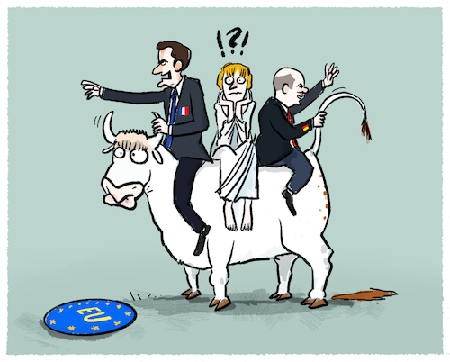 Cartoon: Emmanuel und Olaf... (medium) by markus-grolik tagged deutschland,bundeskanzler,scholz,macron,frankreich,staatsbesuch,europa,paris,berlin,achse,eu,europawahl,deutschland,bundeskanzler,scholz,macron,frankreich,staatsbesuch,europa,paris,berlin,achse,eu,europawahl