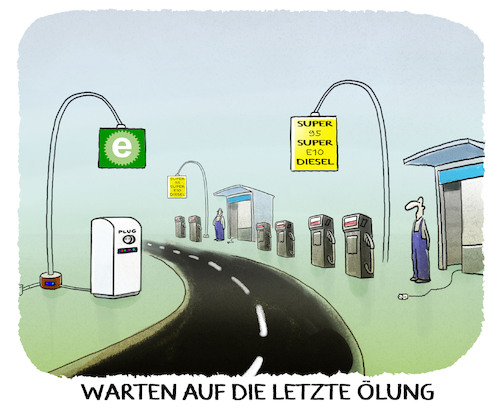 Cartoon: Ende der Verbrenner... (medium) by markus-grolik tagged verbrenner,klimawandel,benzin,verbrennungsmotoren,lithium,elektro,elektroauto,mobilität,ladestellen,tankstellen,verbrenner,klimawandel,benzin,verbrennungsmotoren,lithium,elektro,elektroauto,mobilität,ladestellen,tankstellen