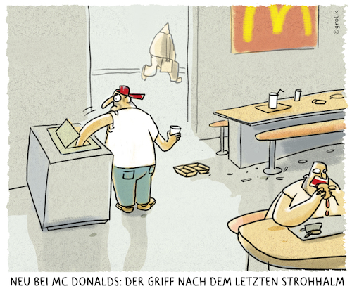 Cartoon: ...endlich... (medium) by markus-grolik tagged plastikverbot,einwegplastik,europa,brüssel,mc,donald,fast,food,müll,umweltverschmutzung,plastikmüll,wegwerfgesellschaft,plastikverbot,einwegplastik,europa,brüssel,mc,donald,fast,food,müll,umweltverschmutzung,plastikmüll,wegwerfgesellschaft