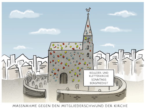 Cartoon: Freizeitwert Religion (medium) by markus-grolik tagged religion,kirche,mitgliederschwund,bergpredigt,christentum,predigt,pfarrer,priester,sonntag,deutschland,bischof,freizeit,religion,kirche,mitgliederschwund,bergpredigt,christentum,predigt,pfarrer,priester,sonntag,deutschland,bischof,freizeit