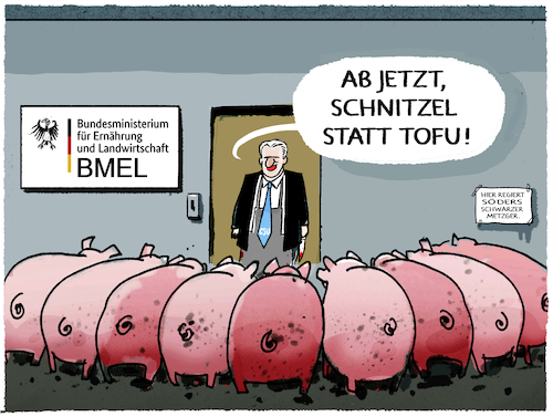 Cartoon: Hausschlachtung... (medium) by markus-grolik tagged bundeslandwirtschaftsminister,alois,rainer,bauernverband,lobby,bayern,csu,soeder,ernaehrung,metzger,konsum,schnitzel,leberkaes,fleisch,vegan,fleischlos,tierhaltung,tofu,vegetarisch,schweine,schweinefleisch,bundeslandwirtschaftsminister,alois,rainer,bauernverband,lobby,bayern,csu,soeder,ernaehrung,metzger,konsum,schnitzel,leberkaes,fleisch,vegan,fleischlos,tierhaltung,tofu,vegetarisch,schweine,schweinefleisch
