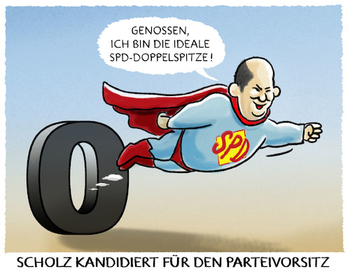 Cartoon: ...Olaf... (medium) by markus-grolik tagged parteivorsitz,spd,olaf,scholz,kandidatur,doppelspitze,parteivorsitz,spd,olaf,scholz,kandidatur,doppelspitze