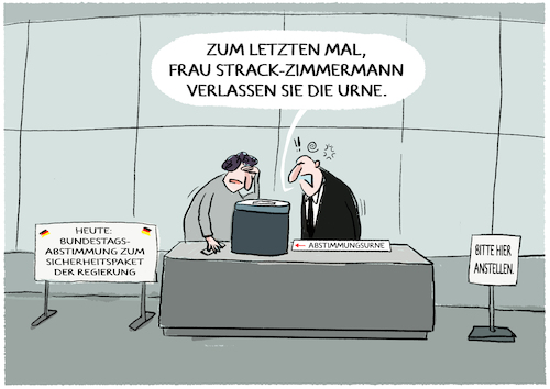 Panne im Bundestag...