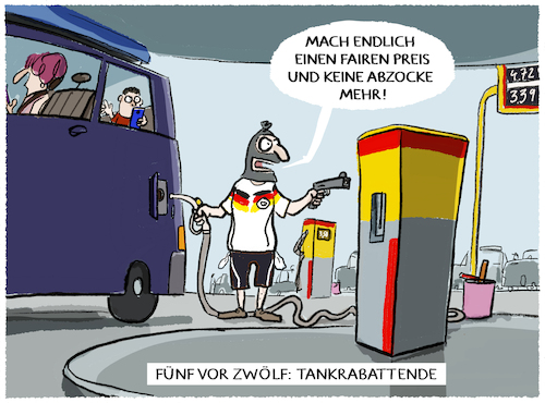 Cartoon: Rabattle... (medium) by markus-grolik tagged tankrabatt,deutschland,benzin,ferienbeginn,tankstelle,abzocke,preis,oelkonzerne,verkehr,urlaub,tankrabatt,deutschland,benzin,ferienbeginn,tankstelle,abzocke,preis,oelkonzerne,verkehr,urlaub