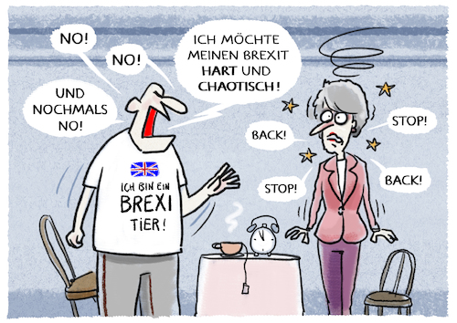 Cartoon: Rule Britannia... (medium) by markus-grolik tagged theresa,may,brexit,backstop,harter,london,europa,eu,brüssel,nordirland,zoll,grenze,theresa,may,brexit,backstop,harter,london,europa,eu,brüssel,nordirland,zoll,grenze