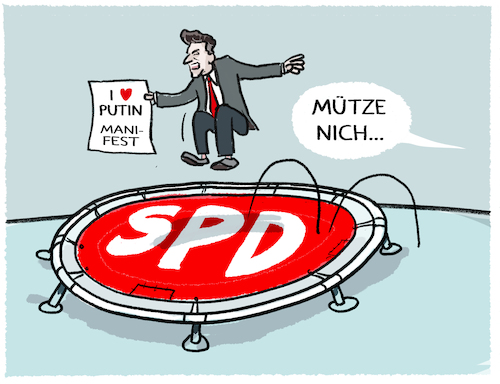 Cartoon: SPD-Friedensmanifest (medium) by markus-grolik tagged spd,machtkampf,klingbeil,deutschland,koalition,bundesregierung,manifest,muetzenich,stegner,russland,konnektion,putin,spd,machtkampf,klingbeil,deutschland,koalition,bundesregierung,manifest,muetzenich,stegner,russland,konnektion,putin