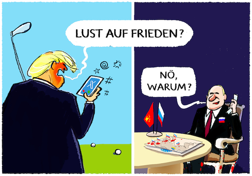 Cartoon: Trump ruft im Kreml an... (medium) by markus-grolik tagged trump,usa,ukraine,krieg,putin,russland,kreml,friedensgespraeche,deal,waffenruhe,hinhaltetaktik,frieden,europa,eu,istanbul,selenskji,trump,usa,ukraine,krieg,putin,russland,kreml,friedensgespraeche,deal,waffenruhe,hinhaltetaktik,frieden,europa,eu,istanbul,selenskji