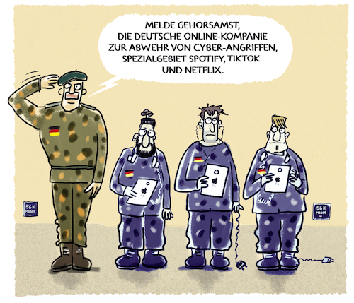 Cartoon: Verteidigungsfähigkeit (medium) by markus-grolik tagged bundeswehr,verteidigung,sondervermoegen,schulden,militaer,beschaffungsamt,ausschreibungen,verschwendung,steuergelder,deutschland,verwaltung,gemehmigungsverfahren,intransparenz,bundeswehr,verteidigung,sondervermoegen,schulden,militaer,beschaffungsamt,ausschreibungen,verschwendung,steuergelder,deutschland,verwaltung,gemehmigungsverfahren,intransparenz