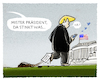 Cartoon: ...Comeygate... (small) by markus-grolik tagged comey,notiz,trump,donald,fbi,flynn,russland,putin,usa,twitter