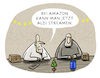 Cartoon: .... (small) by markus-grolik tagged amazon,monopol,aldi,streamen,konzern,markt,märkte,konsum,konsumenten,usa,google,streaming