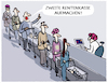 Aktivrentner... (small) Cartoon: Aktivrentner... (small) by markus-grolik tagged rentner,rente,rentenkassen,rentenniveau,buerger,senioren,demografie,defizit,deutschland,aktivrentner