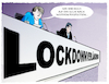 Cartoon: Aussichten... (small) by markus-grolik tagged bund,merkel,länder,corona,lockdown,verlängerung,shutdown,perspektiven,pressekonferenz,söder