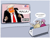 Cartoon: Beginn der zweiten Staffel... (small) by markus-grolik tagged trump,usa,maga,musk,amerika,inauguration,amtseinfuehrung,welt,weltordnung,macht,weisses,haus,demokratie,oligarchie,inthronisierung